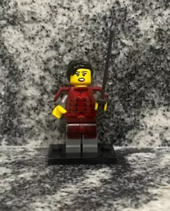 LEGO CMF Minifigure Series 13 - SAMURAI WARRIOR Complete W/Stand LEGO CMF 71008 - Picture 1 of 12