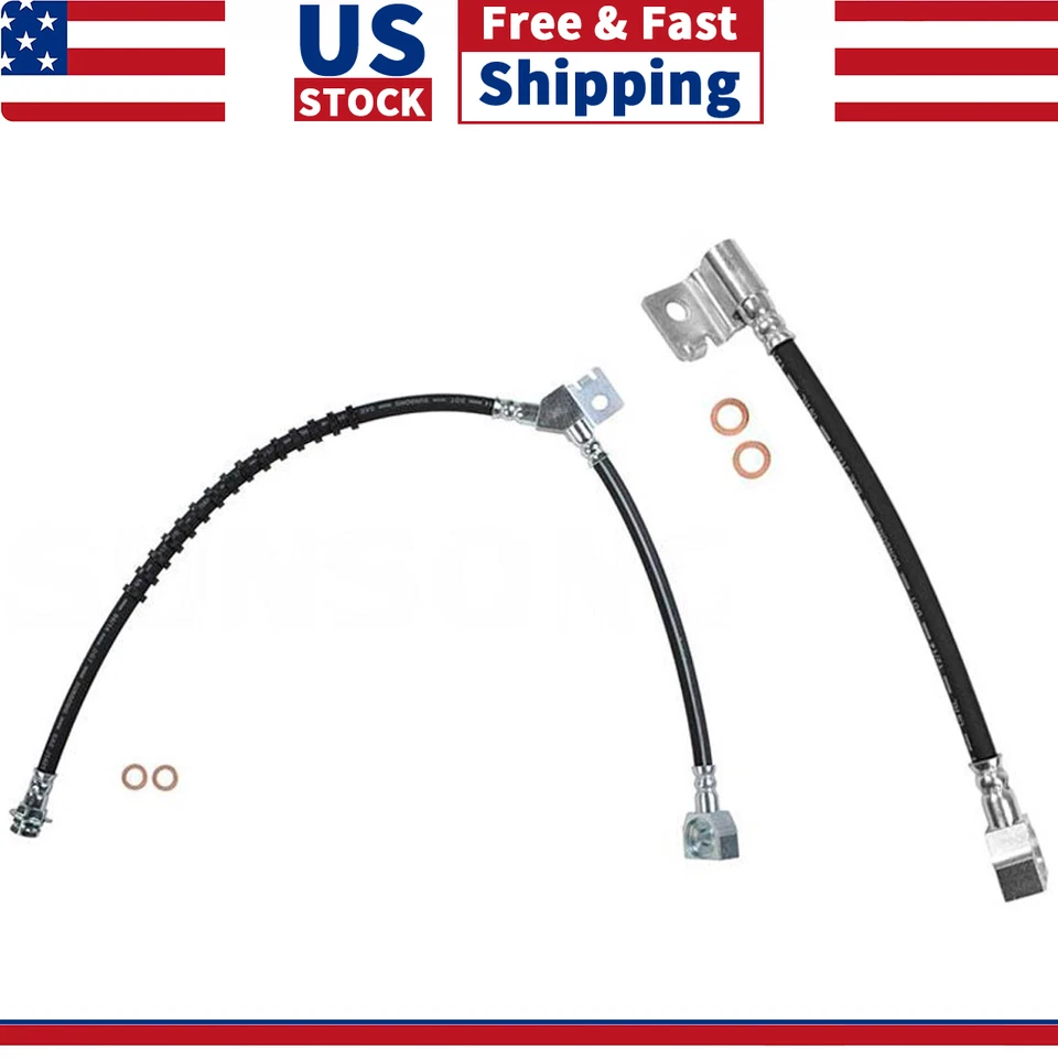 2x Línea de freno de manguera de freno trasera izquierda y derecha para Ford Explorer 1995-2001 Foto 1 de 4