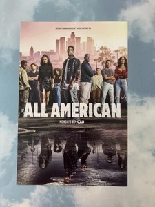 ALL AMERICAN CW Tv Show 12x18 Original Werbe Poster Taye Diggs & Cast - Bild 1 von 5