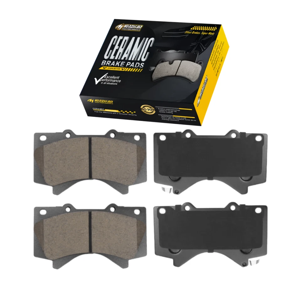 Pastillas de freno delanteras de cerámica para Toyota Land Cruiser 2008-2021 5,7 L especificaciones originales Foto 1 de 4