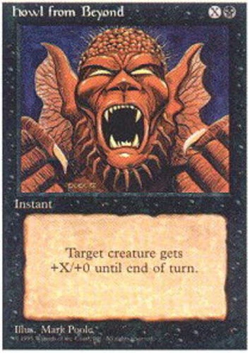 FBB Korean Howl from Beyond ~ Moderately Played 4th Edition Fourth Foreign Black - Image 1 of 1