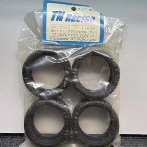 TN Racing 26mm Hard Radial Drift Tires 4 Pack Touring HPI Vintage RC - Picture 1 of 4