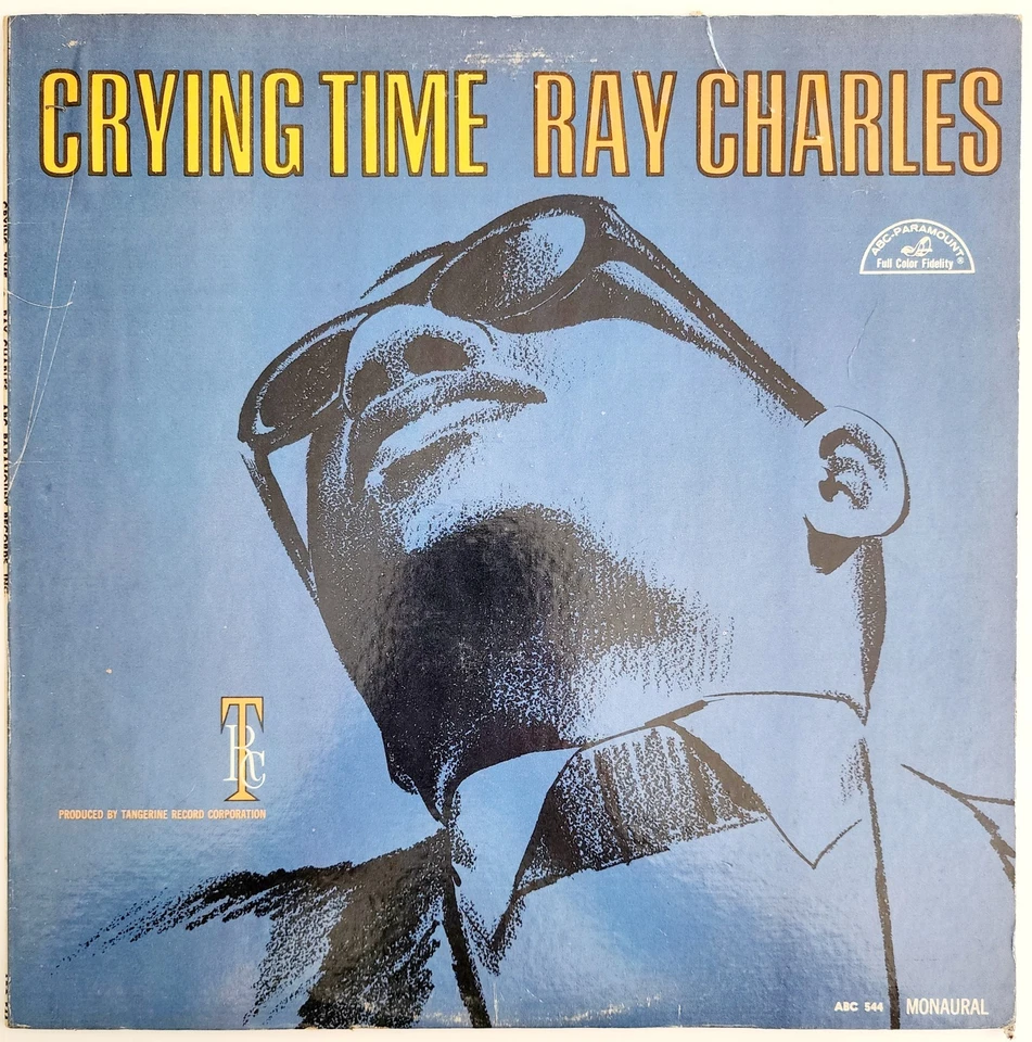 1966 Ray Charles Crying Time Vinyl Record 33 ABC Paramount Monaural VRA4 - Image 1 of 1
