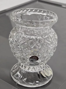 Jarrón STÖLZLE OPPERGLAS AG "STYRIA" altura 12 cm transparente patrón en forma de rombo - Imagen 1 de 5