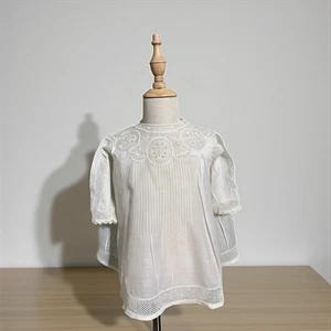 Antique 1900’s Baby Dress Handmade Lace Pintucks Long Sleeves 6-12M Christening - Picture 1 of 12