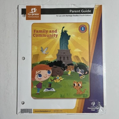 BJU Press Homeschool Curriculum Family and Community Parent Guide Heritage Study - Image 1 of 4