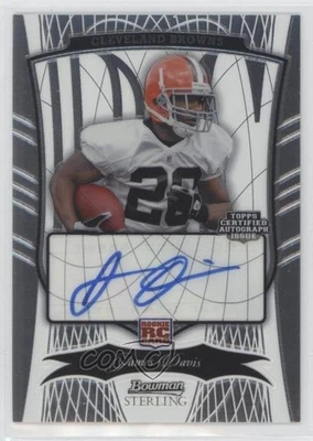 2009 Bowman Sterling /999 James Davis #119 Rookie Auto RC - Image 1 of 2