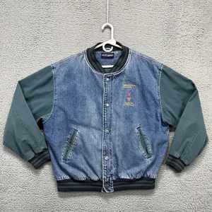 VINTAGE Swingster Jacket Mens Large Varsity BellSouth Atlanta 1996 Olympic 90s - Picture 1 of 18
