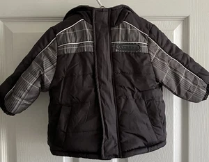 Chaqueta de Invierno Ixtreme Infants Hinchada con Cremallera Con Capucha Aislada 12M Color Gris - Imagen 1 de 6