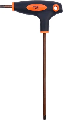 T25 Torx Screwdriver, anti Tamper Proof Key, S2 Steel T-Handle Wrench - 1 PC - Image 1 of 4