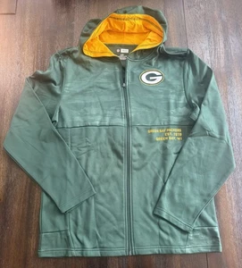 Green Bay Packers Zip Up Camo Hoodie Size Large - Bild 1 von 3