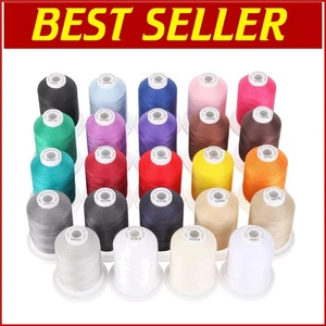 Versatile 600M Cotton Threads in 24 Colors - Ideal for Embroidery & Quilting - Picture 1 of 9