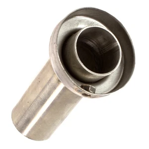 Silenciador de escape ovalado Lextek deflector atornillable acero inoxidable negro mate EXBF002 - Imagen 1 de 2