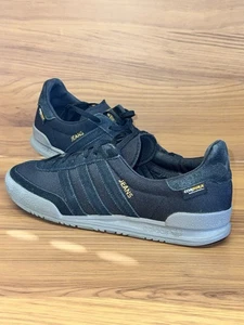 Adidas Originals Jeans Trainers Men’s UK Size 8 Double Black Grey Cordura Fabric - Picture 1 of 8