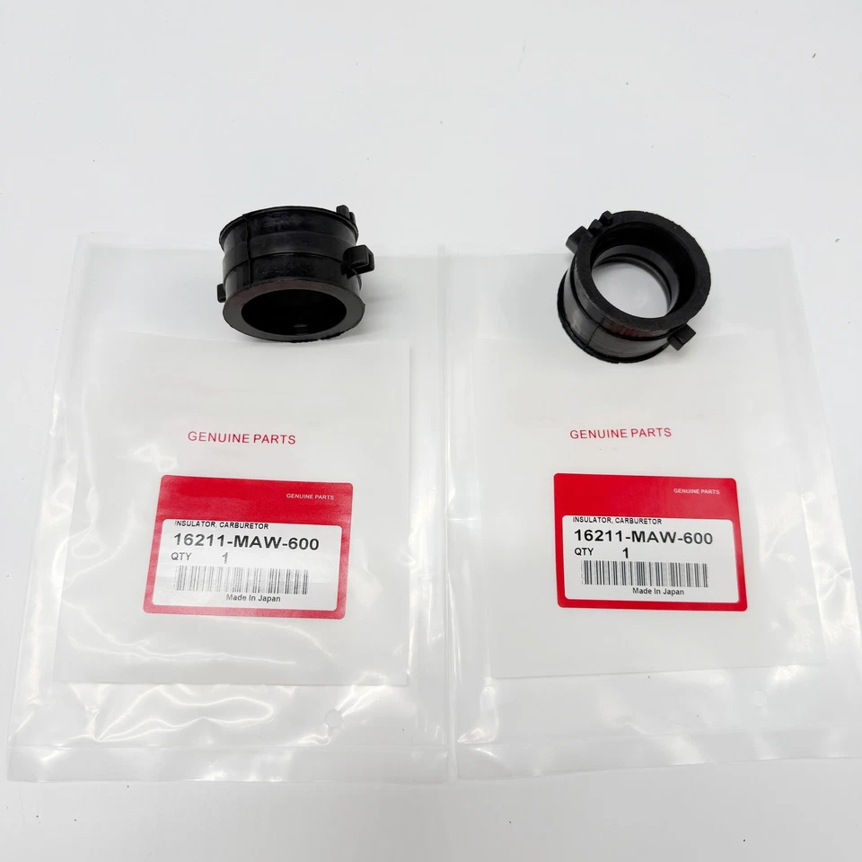 2x Intake Manifold Boots For 1988-2000 Honda Shadow ACE Spirit 750 01-03,VLX 600 Foto 1 de 4