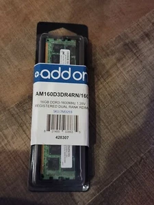 ADDON AM160D3DR4RN/16G 16GB DDR3-1600MHZ RDIMM - Picture 1 of 2