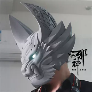 Anime Cosplay GARO Helmet Full Face Mask Wearable 3D Print Unpainted Molds Prop - Picture 1 of 8