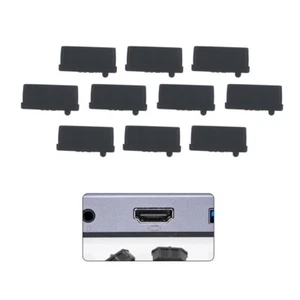 10PCS HDMI Dust Plugs Silicone Port Anti-dust Plugs For PC Desktop Laptop - Picture 1 of 9