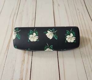Estuche para gafas Draper James blanco flor de magnolia almeja dura Reese Witherspoon - Imagen 1 de 7