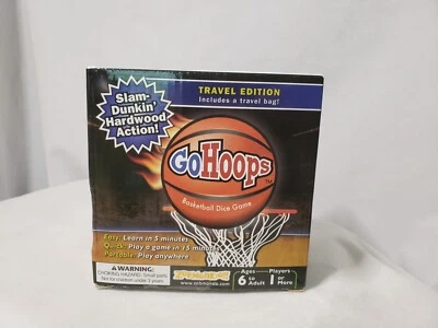 GoHoops Basketball Dice Game Travel Edition, Never Used, Family, Camp, BBall Fan - Image 1 of 4