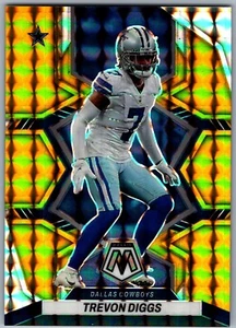 2022 PANINI MOSAIC GOLD - TREVON DIGGS /10 #56 DALLAS COWBOYS - Picture 1 of 2