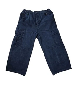 Task Force Field Gear Cargo Utility Ankle Pants Med Blue Wide Leg Gorpcore Baggy - Picture 1 of 7