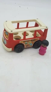 Fisher Price Little People Minibus #141 Veicolo FP-141 1969 Camp Van 1 - Foto 1 di 11