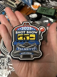NEU 2025 SHOT SHOW Palmetto State Armory Tactical Patch Schusswaffen Spielautomat - Bild 1 von 2