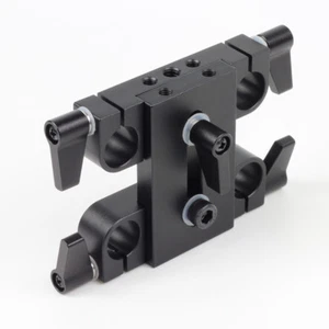 60mm Spacing Riser Bridge Adapter 15mm Rod Clamp fr LWS Arriflex ARRI DSLR Rig - Picture 1 of 6