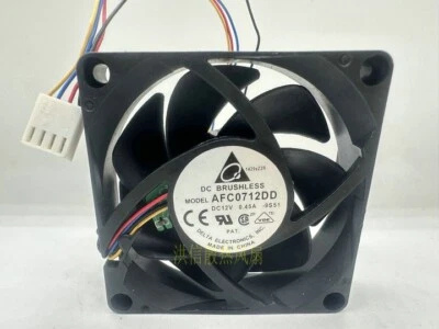 1 pcs  Fan AFC0712DD DC12V 0.45A 7020 7cm 4 pin PWM cooling fan - Image 1 of 3