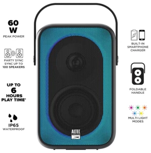 Altec Lansing IMT7000 Shockwave 60W Bluetooth Speaker NEW & FACTORY SEALED - Picture 1 of 2