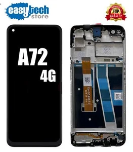 OPPO A72 4G CPH2067 Touch Schermo LCD Display Monitor FRAME Pari Originale Nero - Imagen 1 de 7