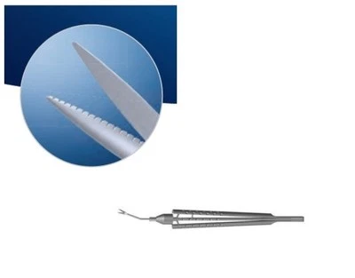 Tijeras Osher Snyder LIO 18G SS 1,2 mm eje en ángulo dentado hoja inferior inst Foto 1 de 4