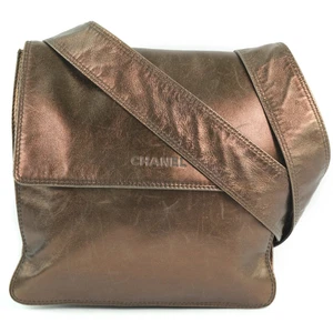 CHANEL Shoulder Bag bronze/Brown Calfskin unisex - Picture 1 of 9