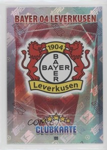2015-16 Topps Match Attax Bundesliga Clubkarte Bayer 04 Leverkusen #199