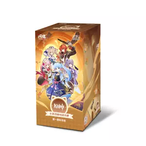 SHININGSOUL GENSHIN IMPACT Caja de refuerzo oficial Colección de anime Cartas de juego - Imagen 1 de 12
