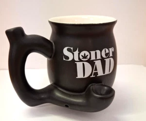 Pipe Coffee Mug Smoking Tobacco 11 oz. w/Carb/Bowl - STONERDAD - Picture 1 of 4