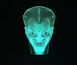 Lampara led rgb multicolor Joker efecto 3D - Bild 1 von 4