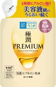 Rohto Hadalabo Gokujyun Premium Hyaluronic Emulsion 140mL Refill - Bild 1 von 7