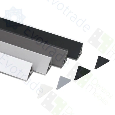 Alzatina in PVC per Piani da Cucina L 2 Metri con Accessori di Snodo Inclusi - Image 1 of 4