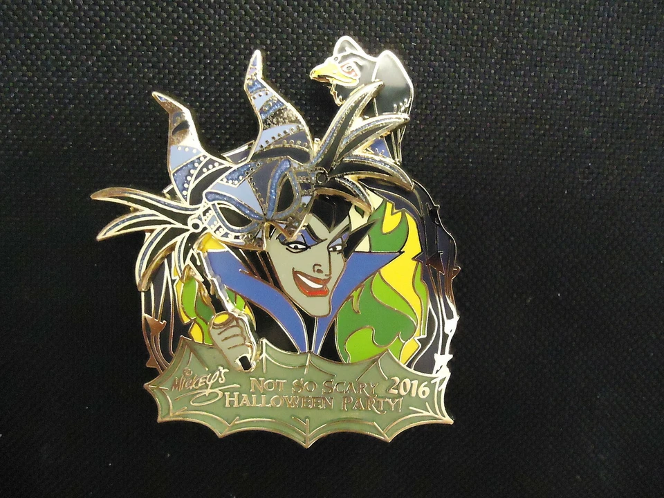 PIN MALÉFICA DISNEY WDW MICKEY'S NOT SO SCARY HALLOWEEN PARTY 2016 LE 5555 Foto 1 de 1