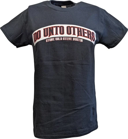 Stone Cold Steve Austin Do Unto Others Rattlesnake Mens T-shirt Cover