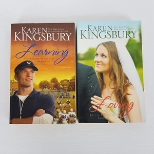 Learning & Loving By Karen Kingsbury Bailey Flanigan Series Books #2 & #4 Lg PB - Picture 1 of 8