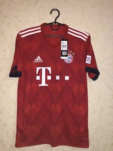 Rare Bayern Munich 2019-2020 Home Football Jersey Size S Mens Adidas Red - Picture 1 of 12