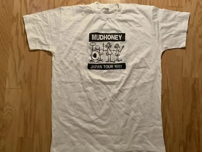 Vintage 90's 1991 Mudhoney Japan Tour Concert Nirvana T-Shirt Large - Image 1 of 4