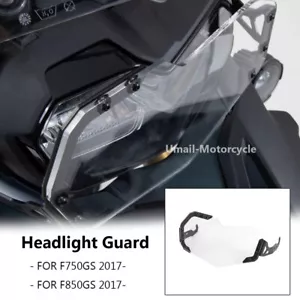 PARA BMW F 750GS F850 GS 2017-2023 Protector Faro Cubierta Carenados Protector Transparente - Imagen 1 de 8