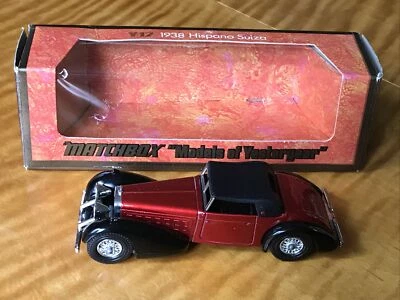 Matchbox Mint Models of Yesteryear Y-17 1938 Hispano Suiza in Original Box - Image 1 of 4