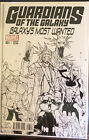 Guardians Of The Galaxy: Galaxy's Most Wanted 001 Marvel B&W Variant 1:25