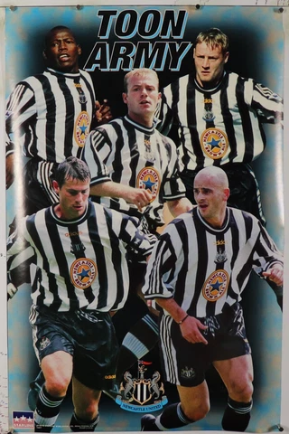 TOON ARMY SOCCER STARLINE MLS SOCCER rare poster 22.50" X 34" NOS (B481) Cover