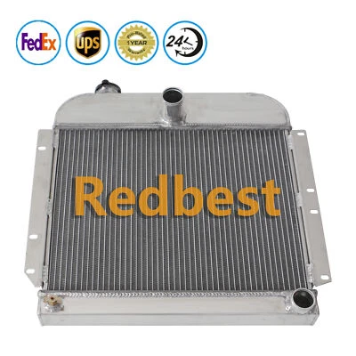Radiador de aluminio de 3 filas apto para camioneta Plymouth Special Deluxe 1941-45 3,6 L l6 Foto 1 de 4